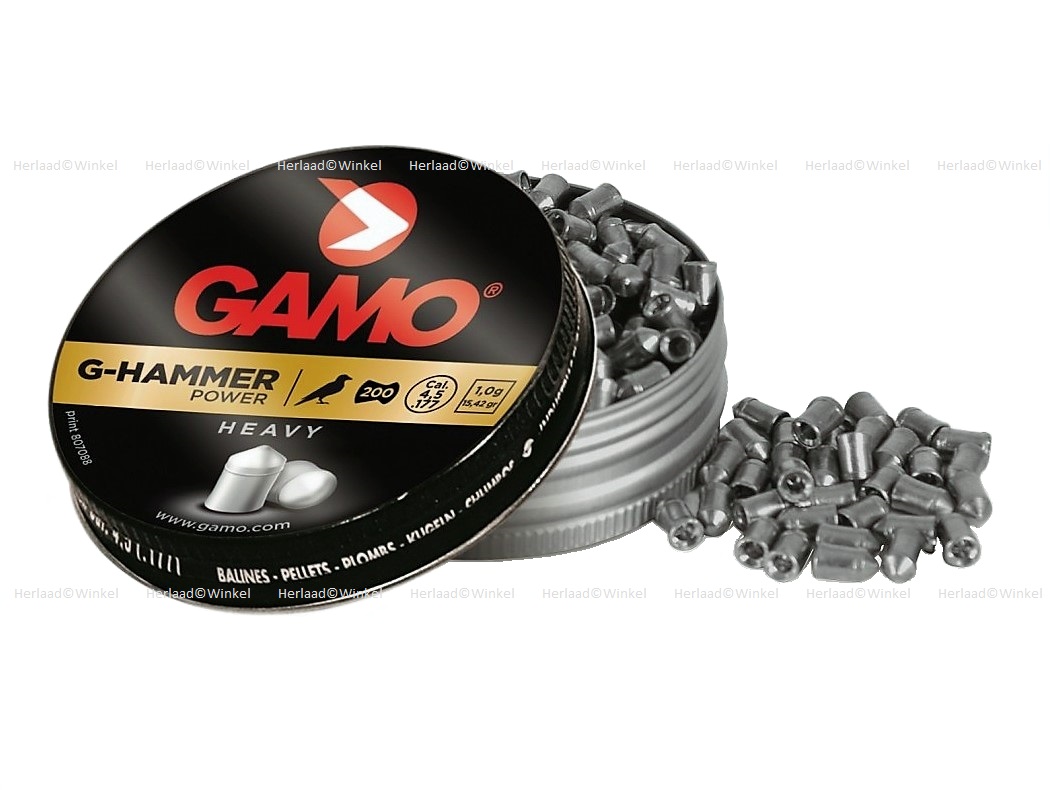 Gamo G-Hammer Power 4.50mm Luchtdruk Kogeltjes blikje 200